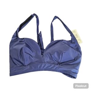 1 NWOT Cupshe Size Large Navy Blue with Bikini Set